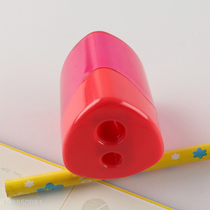 Good quality double hole pencil sharpener classroom supplies