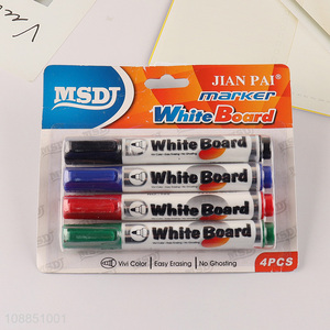 Good quality 4pcs whiteboard markers dry erase markers set