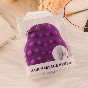 Factory supply silicone scalp massager shampoo brush hair brush