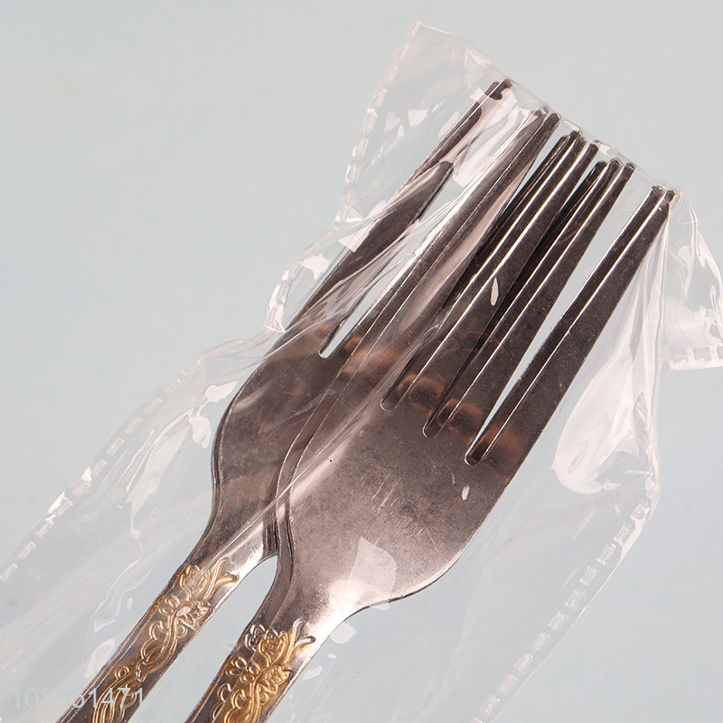 Good price  6-pack stainless steel forks table forks dinner forks