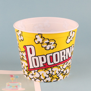 Hot selling reusable plastic popcorn bucket durable popcorn cup