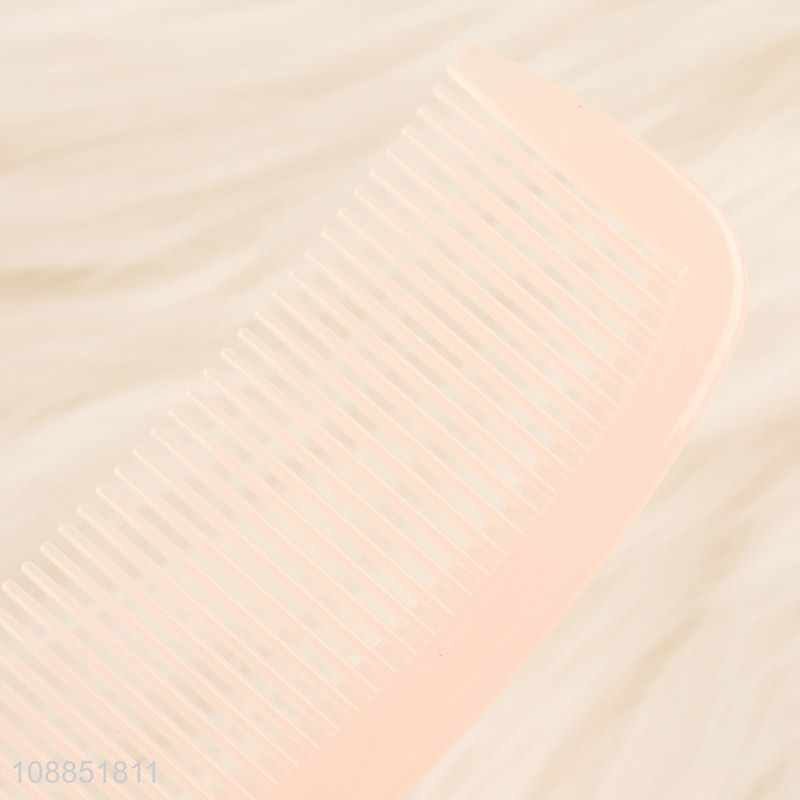 Wholesale anti-static fine tooth comb plastic hair brush for family