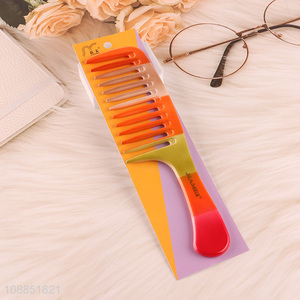 Factory supply wide tooth combs detangling combs for women girls