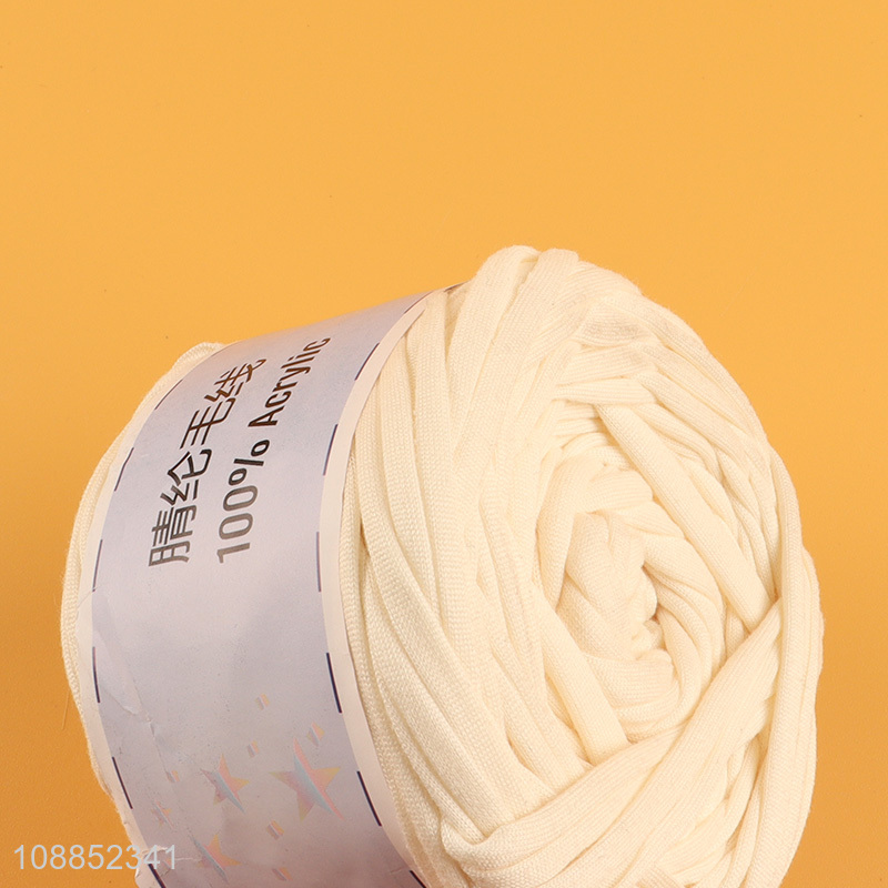 Factory supply white polyester threads for weaving and knitting