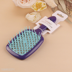 Top selling anti-static hollow massage hair comb wholesale