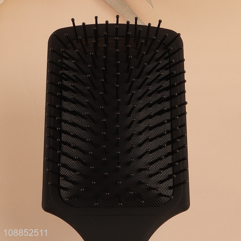 Top products black wide tooth massage hair comb with air cushion