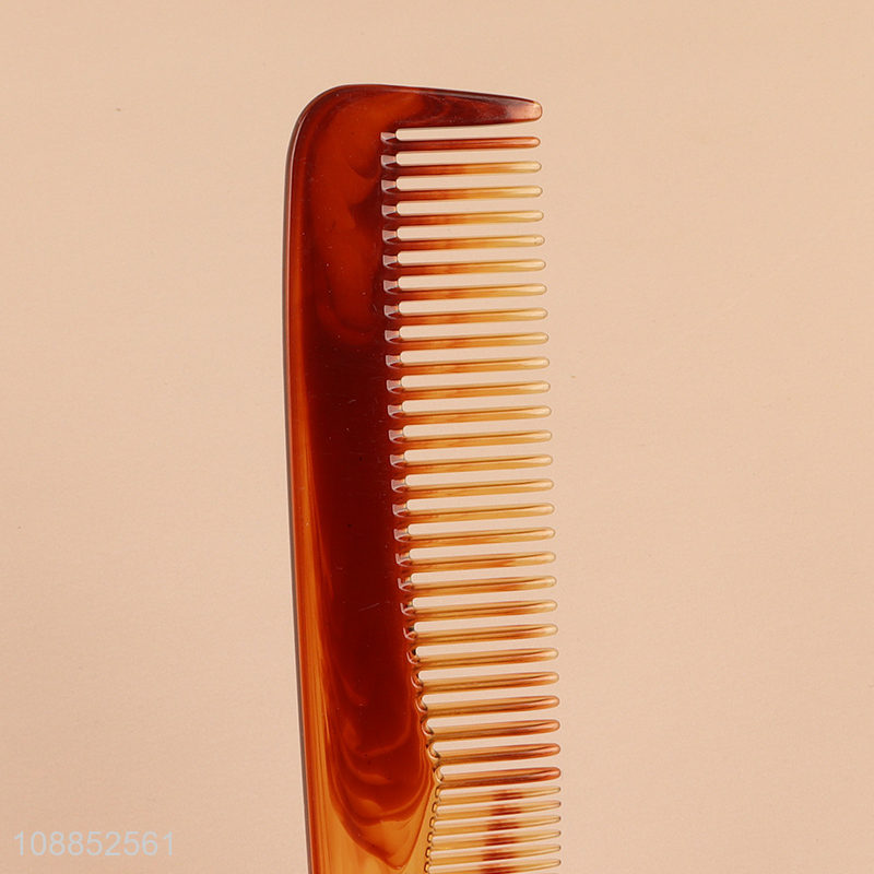Top sale double-end wide tooth hair comb hair brush wholesale