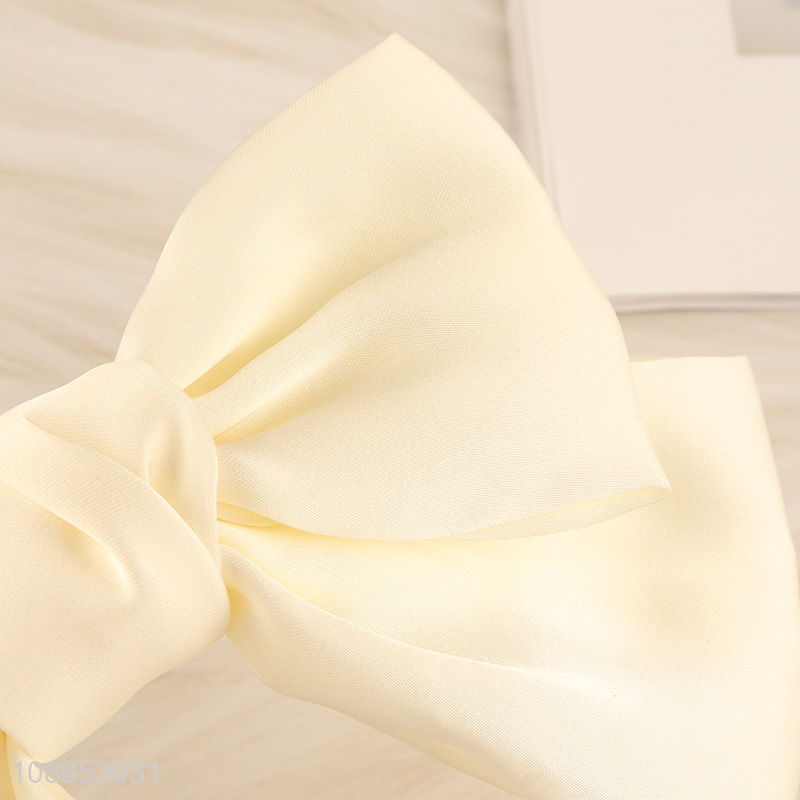 Popular product fabric bowknot hair pins hair bow clips for women