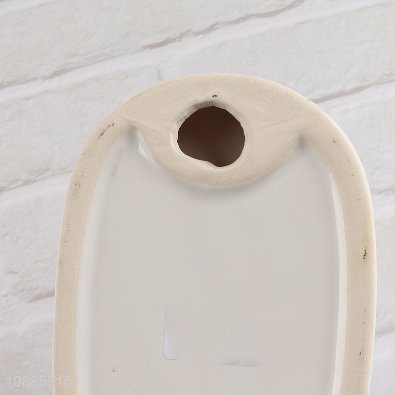 Good quality white ceramic soap box soap holder for bathroom