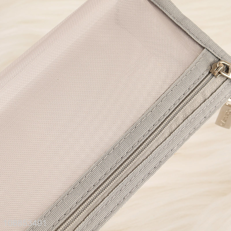 Wholesale clear mesh pencil bag exam  pencil pouch for students