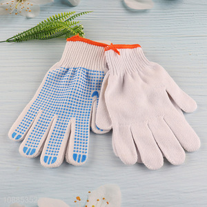 Hot selling pvc dot cotton work gloves for garage warehouse construction