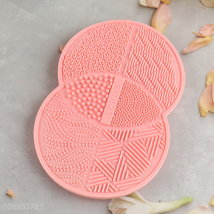 Good quality silicone makeup brush cleaning mat cosmetic cleaning pad