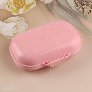 Top quality pink portable travel pill <em>storage</em> <em>box</em> medicine <em>box</em>