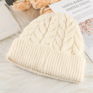 Factory supply winter knitted beanie hat for men women