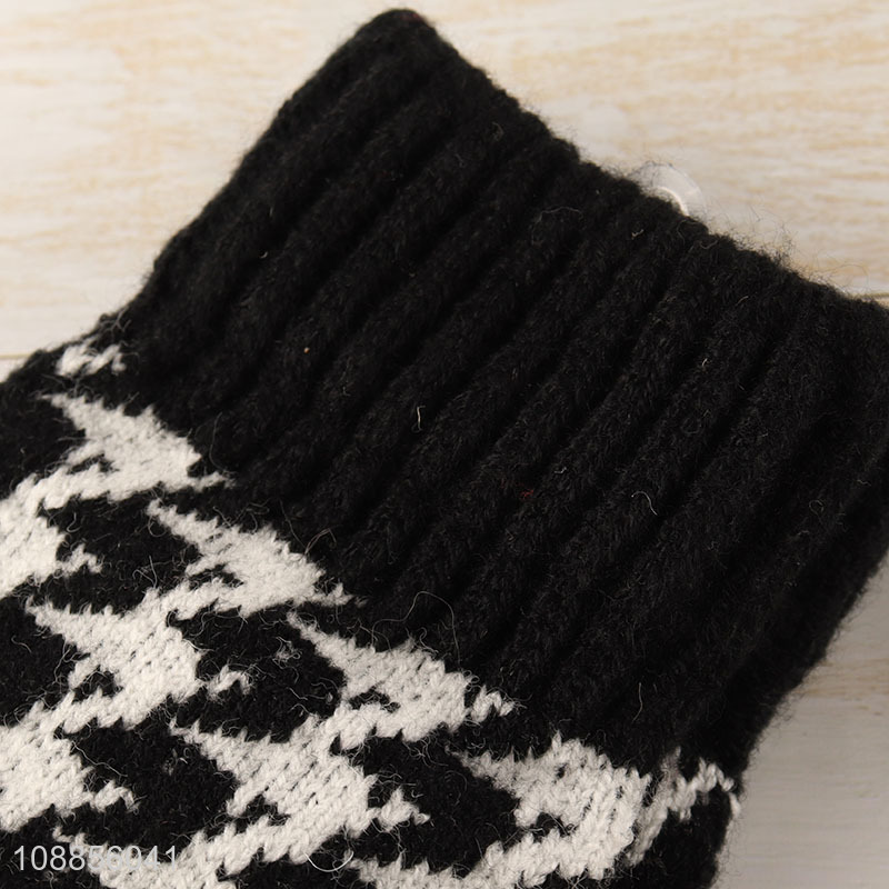 China imports winter warm soft strechy knitted gloves for women men