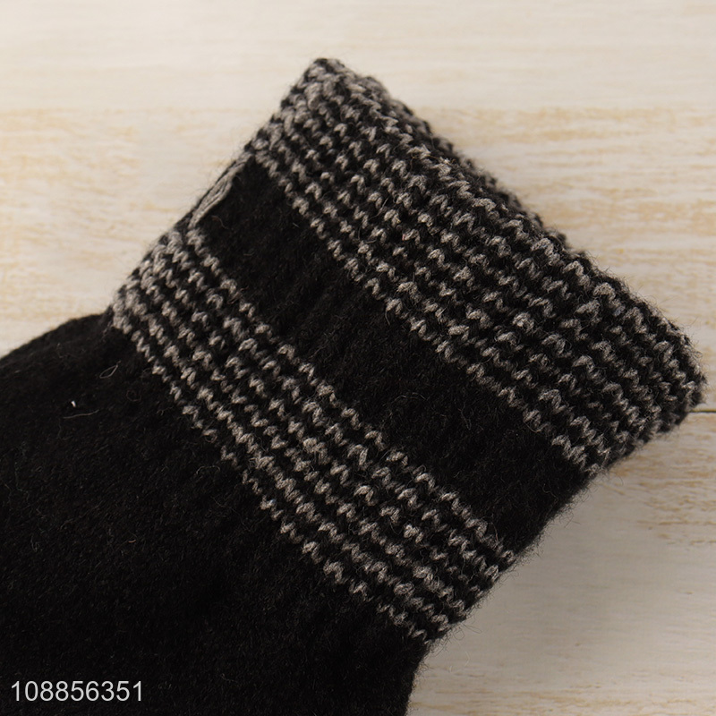 High quality winter gloves stretchy knitted gloves for men women