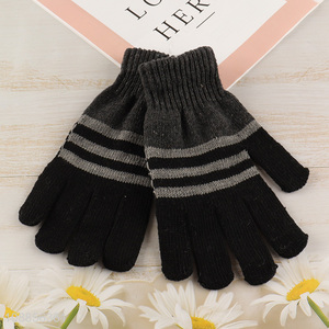 New arrival unisex winter knit gloves for driving runing hiking
