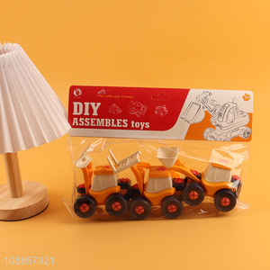 China products children <em>diy</em> truck free assembly take apart <em>toys</em>