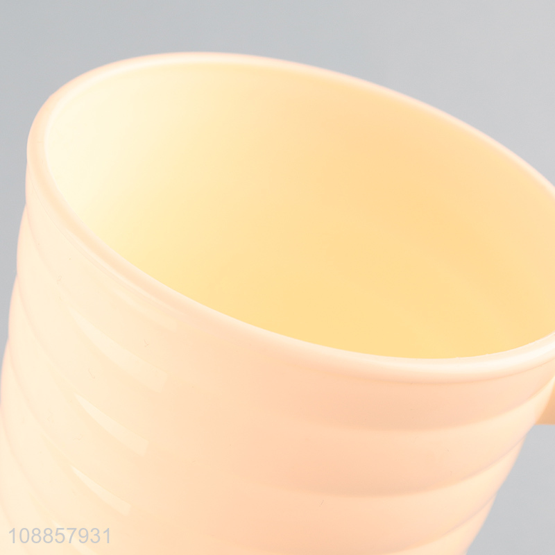 New Product Thick Plastic Toothbrush Cup Mouthwash Cup with Lid