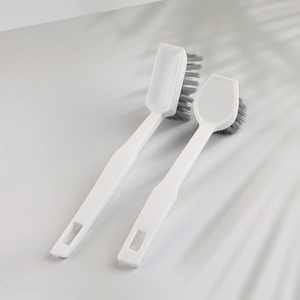 China supplier 2pcs pot brush cleaning brush with long handle