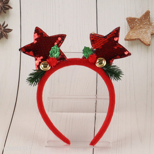 China supplier star shape chrismtas party hair hoop hair accessories
