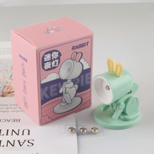 Popular products rabbit shape children mini night light for sale