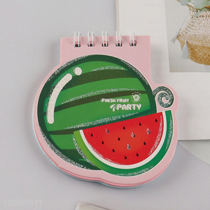 Factory price watermelon notebook unlined spiral notebook for kids