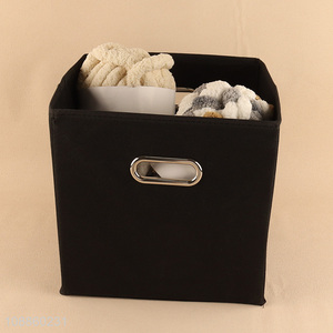 Good quality non-woven storage bins collapsible fabric storage cubes