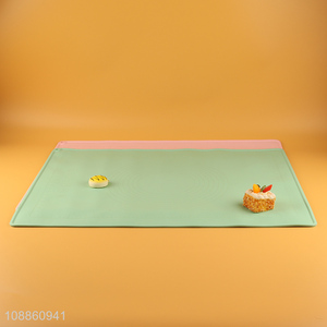 High quality multicolor rectangle silicone pastry dough mat