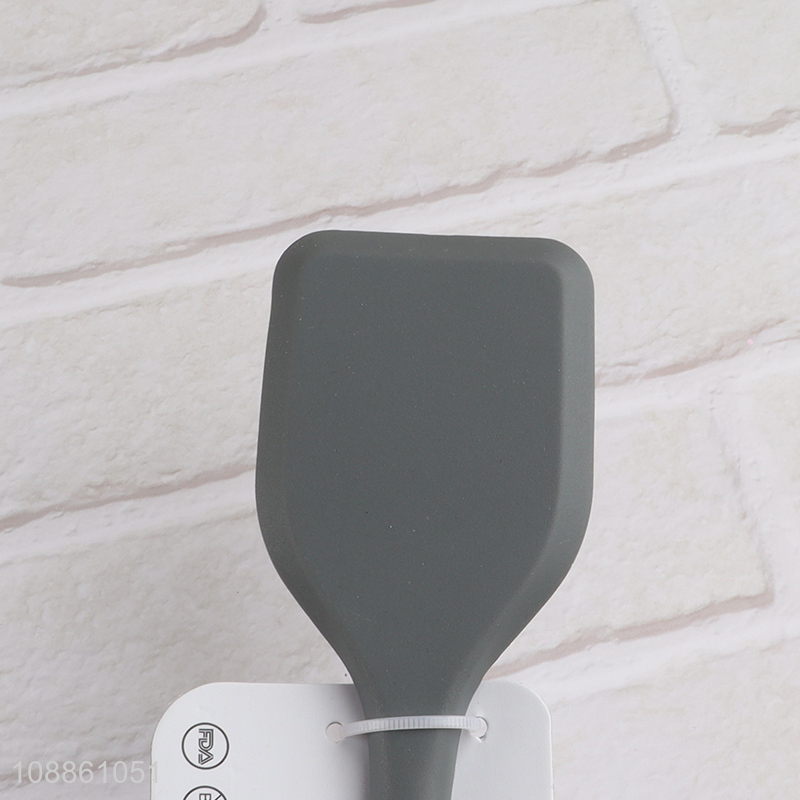 Yiwu market grey silicone cooking spatula for kitchen utensils