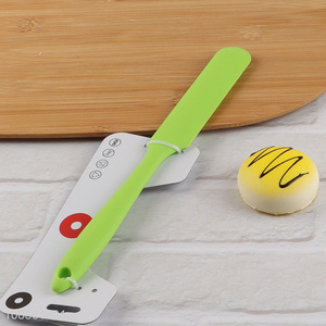 Latest products green baking tool nylon butter cheese spatula