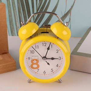 Hot selling desktop decoration alarm clock table clock for students