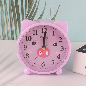 New product cartoon students lazy alarm clock desk clock for sale
