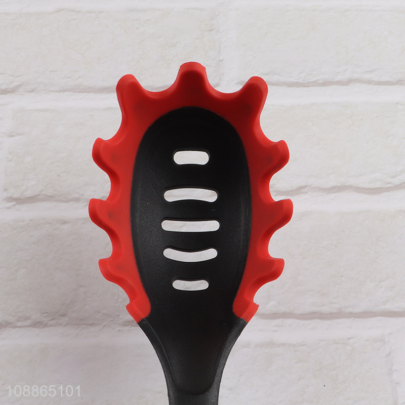 Factory supply silicone spaghetti spoon pasta fork cooking utensils