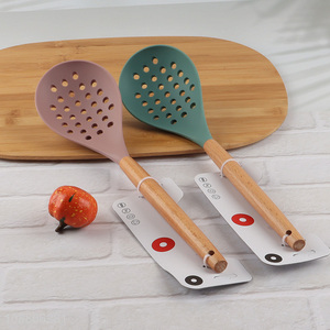 New product silicone skimmer spoon heat resistant skimmer strainer