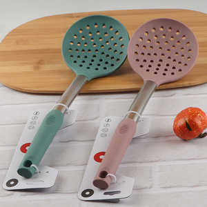 China imports silicone skimmer strainer slotted spoon cooking utensils
