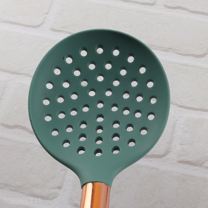 New arrival non-stick heat resistant silicone skimmer cooking skimmer