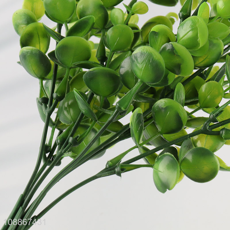 Yiwu market green natural indoor decoration artificial plants for sale