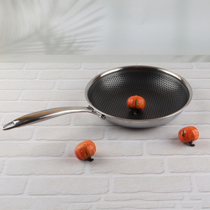 stainless steel non-stick frying pan skillet for gas electric induction