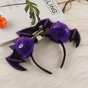 Low price halloween party accessories bat headband hair hoop