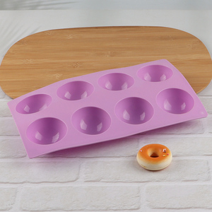 Good quality 8-cavity semi sphere silicone cake molds for making jelly