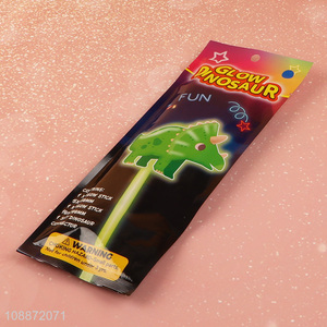 Hot selling dinosaur glow sticks party favors light up glowing crafts
