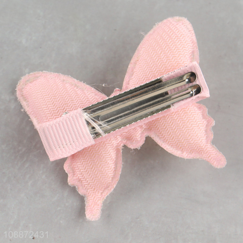 Top selling 2pcs delicate butterfly hair pin set wholesale