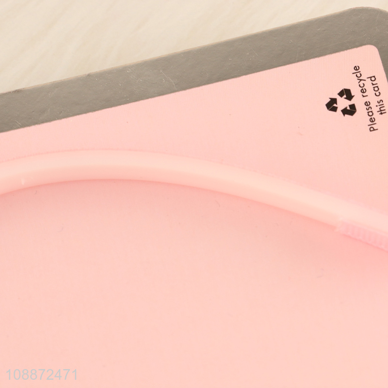 Factory direct sale pink girls hair hoop hair accessories wholesale