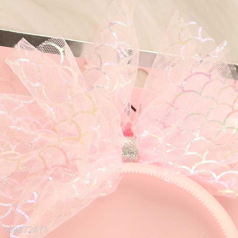 Factory direct sale pink girls hair hoop hair accessories wholesale