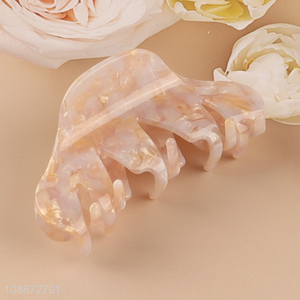 China imports durable sturdy cellulose acetate hair claw clips wholesale