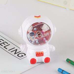 Hot selling creative astronaut shaped students pencil sharpener