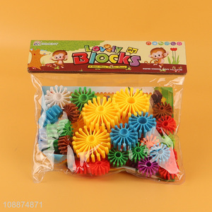 Wholesale Plastic Building Blocks Montessori Toys for Kids Boys Girls