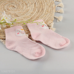 China imports cute cartoon pig cotton crew socks for kids boys girls