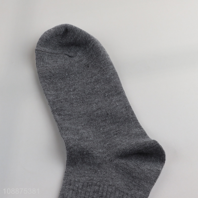 Hot selling fashion crew socks soft comfy cotton athletic socks for women